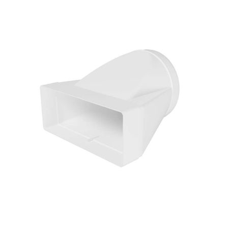 Соединитель эксцентриковый пластиковый для плоских воздуховодов 90х220 мм с круглыми d150 мм