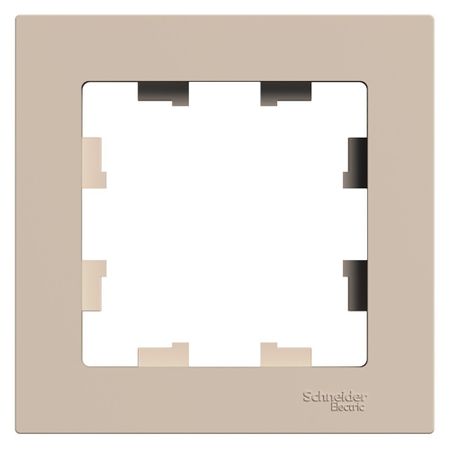 Рамка Systeme Electric AtlasDesign одноместная песочная (ATN001201) песочная рамка сладости а4 657 упаковка