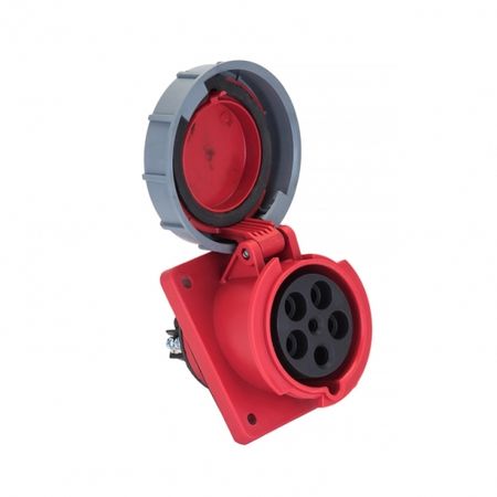 Розетка силовая угловая настенная EKF PROxima с заземлением 3Р+РЕ+N 16 А 380 В IP67 (ps-4152-16-380) м и штерн силовая электроника расчеты и схемотехника