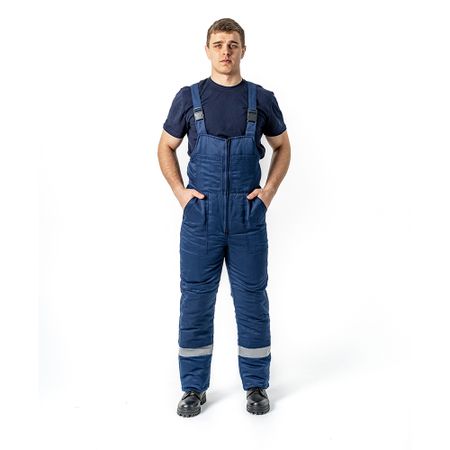 Полукомбинезон рабочий мужской утепленный Дарина Порт 52-54 рост 170-176 см темно-синий ежедневник недат а5 136л vibes синий иск кожа съем обл тисн фольгой серебро пласт карман офсет