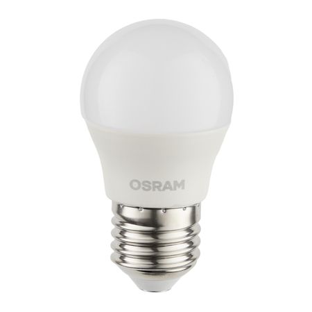 Лампа светодиодная Osram E27 2700К 5 Вт 470 Лм 230 В шар матовая