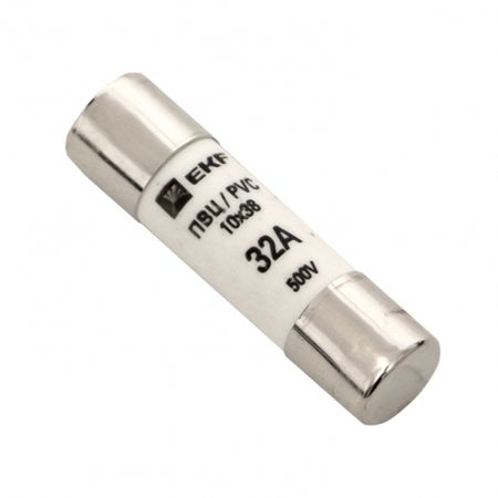 Вставка плавкая EKF ПВЦ 2P 32А 50 кА 500 В цилиндрическая (20 шт.) (pvc-10х38-32)