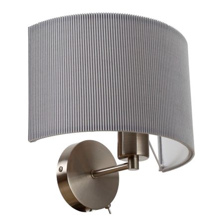 Бра Arte Lamp Mallorca E27 40 Вт 220 В серебро IP20 (A1021AP-1SS)