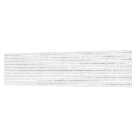 Панель стеновая ПВХ для кухни 3000х600х1,3 мм белая кладка