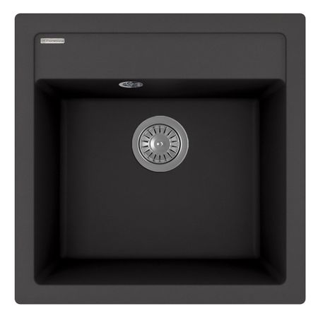 Мойка для кухни Florentina Липси 51х51х22 см врезная с сифоном кварц антрацит ce fcc rohs запатентованный продукт 40 г ч регулируемый кварцевый трубчатый генератор озона для бассейна стерилизатор воды