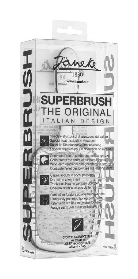 Janeke SuperbrushThe Original Italian Design White