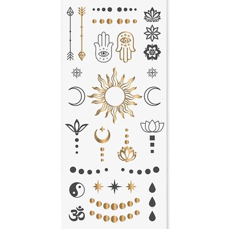 Наклейки для тела PRINT FACTORY Временная Переводная Татуировка Мехенди на руки и лицо наклейки для окон на хэллоуин кровяные руки pvc