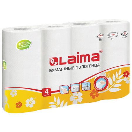 Бумажное полотенце LAIMA Полотенца бумажные бытовые, 2-х слойные китайские чайные полотенца