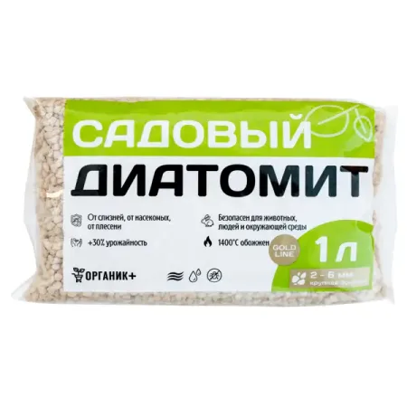 Диатомит Органик крупная фракция 1л почвоулучшитель диатомит 1 л
