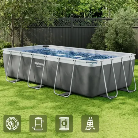 Бассейн каркасный прямоугольный Bestway 56441 BW 404x201x100 см