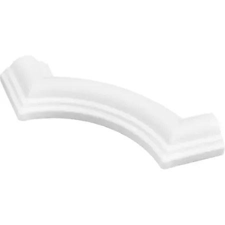 Уголок для плинтуса полистирол NMC C07-C1 белый 4 шт
