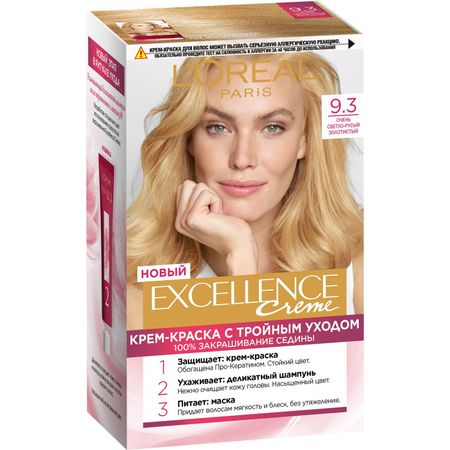 Краска L’Oreal Excellence Creme 9.3 Светло-русый золотистый