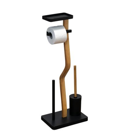 Стойка напольная для туалета Ridder Melton чёрный