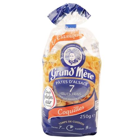 Макаронные изделия Grand Mere №7 рожки яичные, 250 г