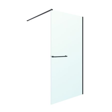 Душевая перегородка Ulitka Walk in Light черная 120х195 см стекло матовое 8 мм с полотенцедержателем (74104573) эренфрид пфайффер тайна сердца три лекции прочитанные на ферме трифолд в спринг вэлли на рождество 1950 года