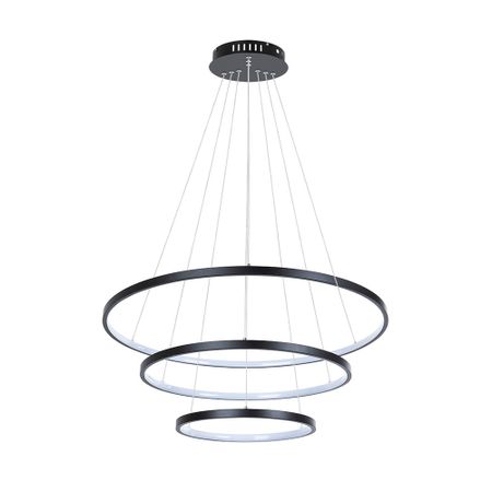 Люстра светодиодная подвесная Arte Lamp Frodo 145 Вт 3000-6000К 8 кв.м (A2197SP-3BK)