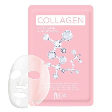 Маска для лица YU.R Тканевая маска для лица с коллагеном ME Collagen Sheet Mask