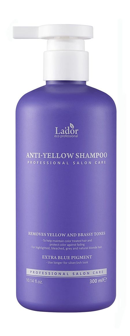 La'dor Anti-Yellow Shampoo шампунь для волос освежающий и ухаживающий cosmia зеленый чай и огурец 500 мл