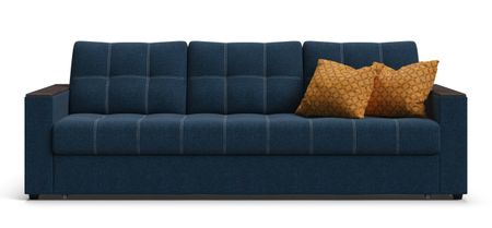 Диван Атланта НПБ 120 рогожка Malmo синий