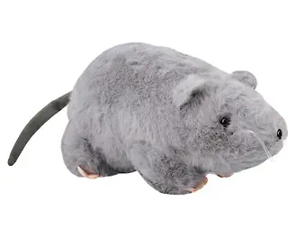 Мягкая игрушка Крыса (серая) (25см) (14-0753-202505-T42)
