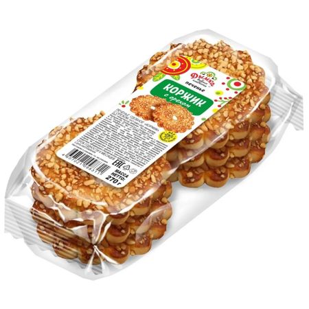 Печенье Дымка коржик с орехами 270 г
