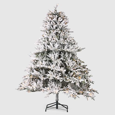 Ель искусственная Царь-Елка Красноярская заснеженная с LED 240 см