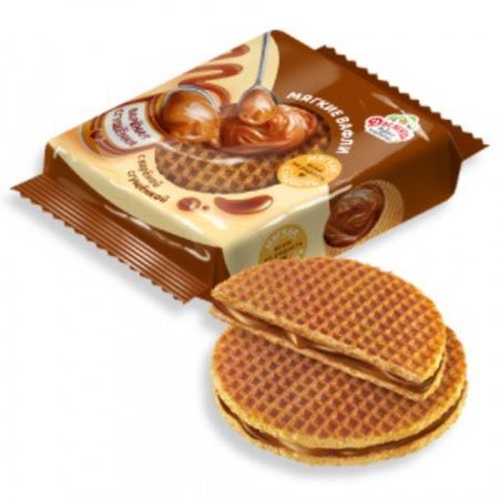 Вафли Дымка мягкие с вареной сгущёнкой 150 г