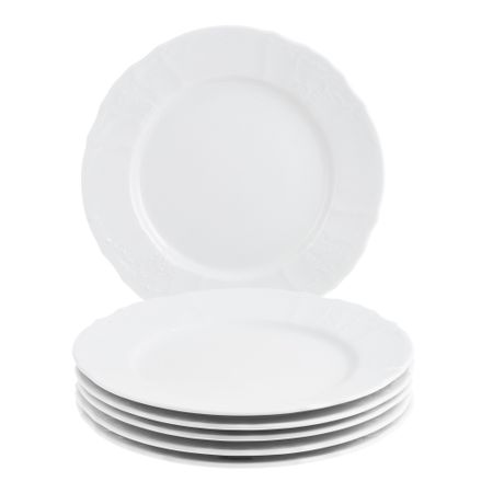 Набор тарелок Bernadotte фарфор 25 см 6 предметов посуды actuel желтый фарфор 18 предметов