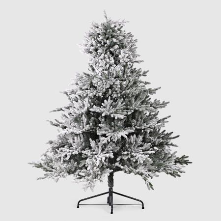 Ель искусственная Царь-Елка Красноярская заснеженная с LED 210 см