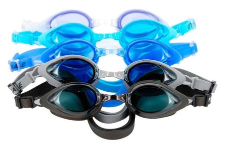 Очки для плавания подростковые WHALE силиконовые, 1 ши в ассортименте