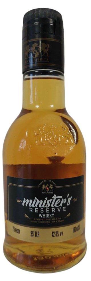Виски Minister's Reserve Индия, 0,18 л ольга викторовна александрова кто что любит есть прояви ответ водой