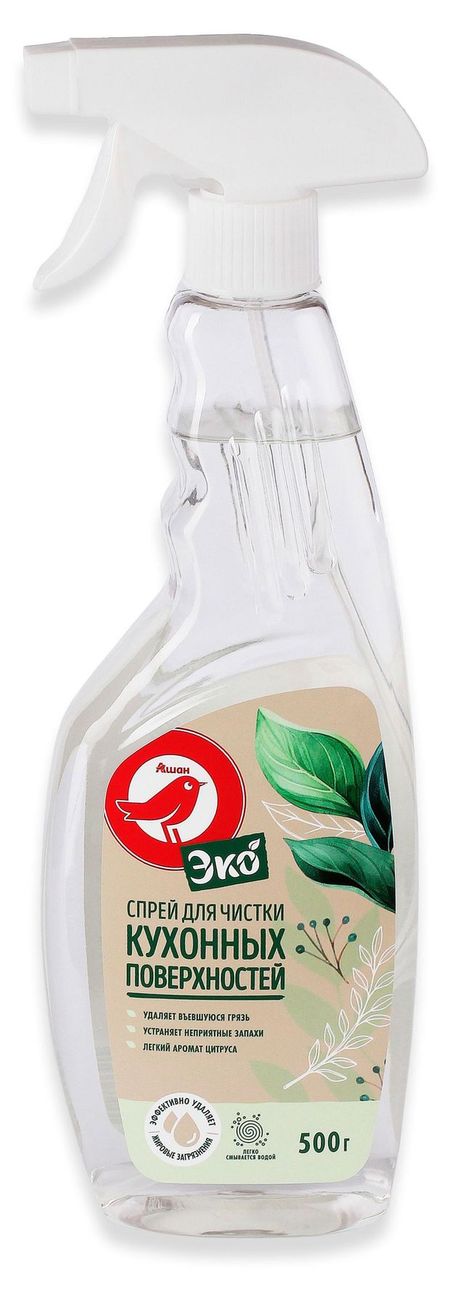 Чистящее средство АШАН Красная птица Эко для кухонных поверхностей, 500 мл