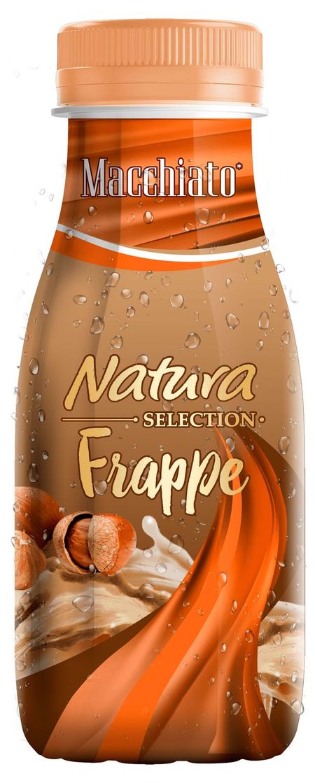 Напиток молочный кофейный Natura Selection Frappe сoffee macchiato Кофе макиато со вкусом лесного ореха охлажденный, 250 г