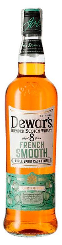 Виски Dewar's French Smooth 8 лет Великобритания, 0,7 л