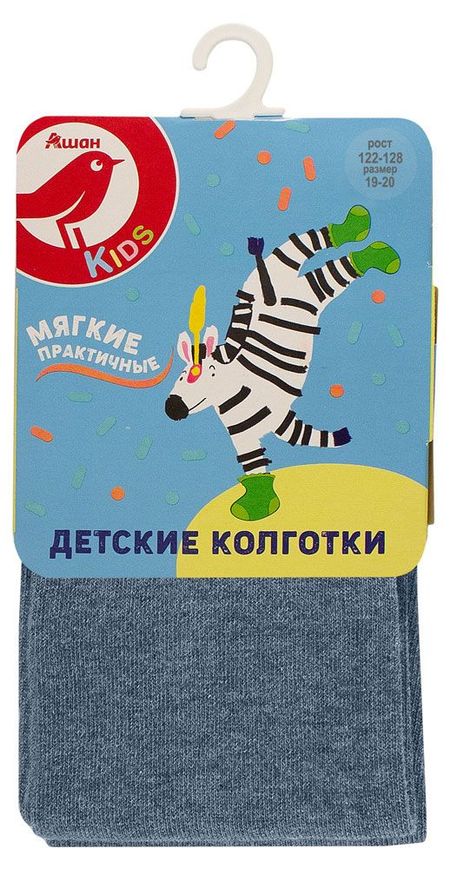 Колготки детские АШАН Красная птица синие, р.122/128 николай семенович лесков детские годы из воспоминаний меркула праотцева