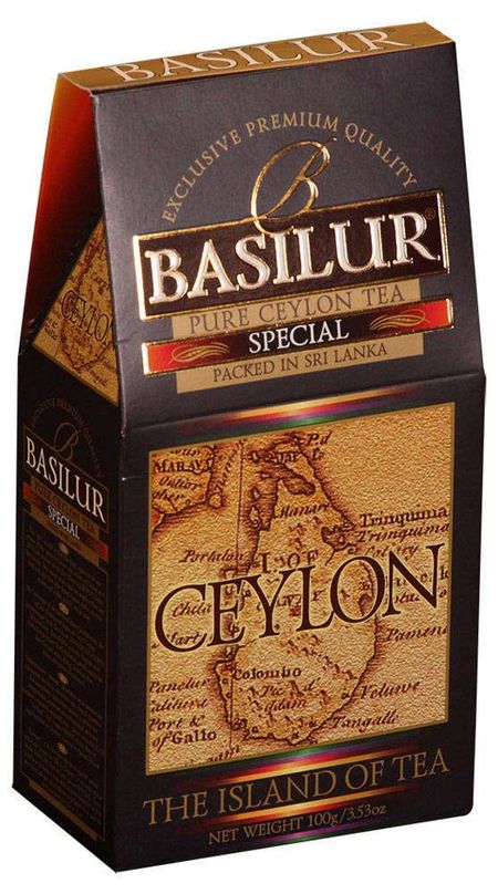 Чай черный Basilur Special FBOP Остров листовой Шри-Ланка, 100 г