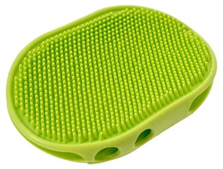 Щетка для кошек и собак на руку АШАН Красная птица, 11,5х15 см