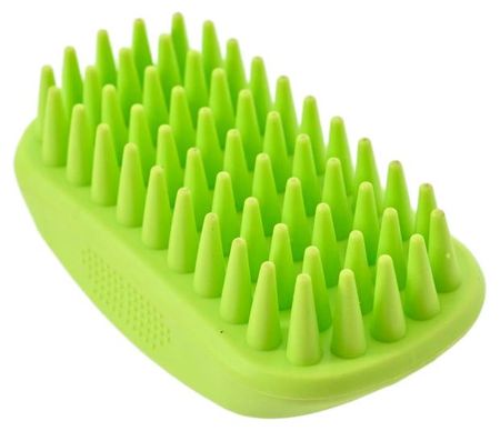 Щетка для кошек и собак массажная АШАН Красная птица, 6,7х12 см