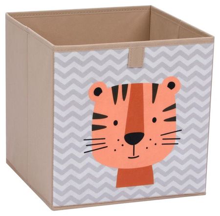 Коробка для хранения Actuel текстильная Тигр, 27x27x27 см