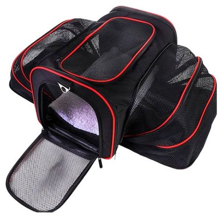 Переноска-трансформер для животных АШАН Красная птица, 50x30x30 см