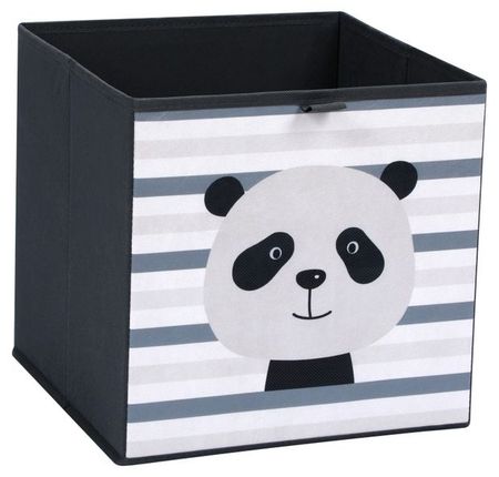 Коробка для хранения Actuel текстильная Панда, 27x27x27 см