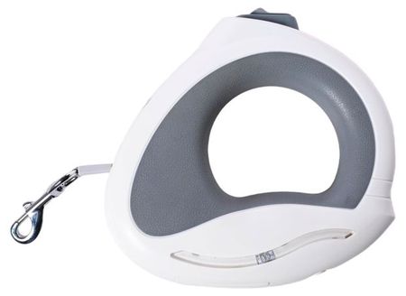 Поводок для собак АШАН Красная птица светодиодный с USB зарядкой, 4,5 м