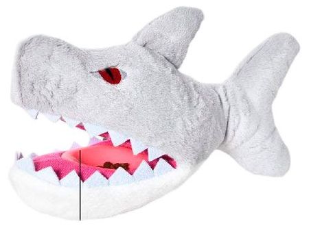 Игрушка для животных АШАН Красная птица Акула, 31x16 см головоломка копилка