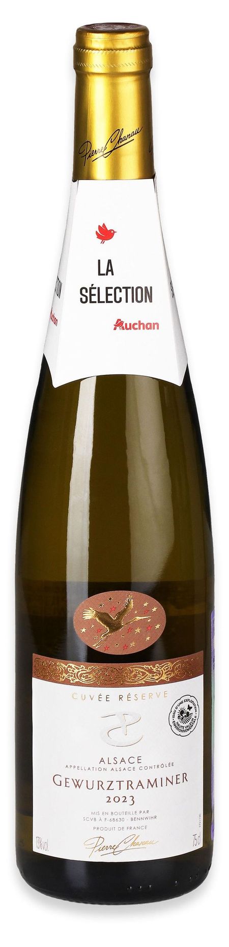 Вино Pierre Chanau Gewurztramine белое полусладкое Франция, 0,75 л