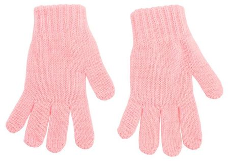 Перчатки для девочки ПриКиндер Молочный/Розовый, 1 пара в ассортименте