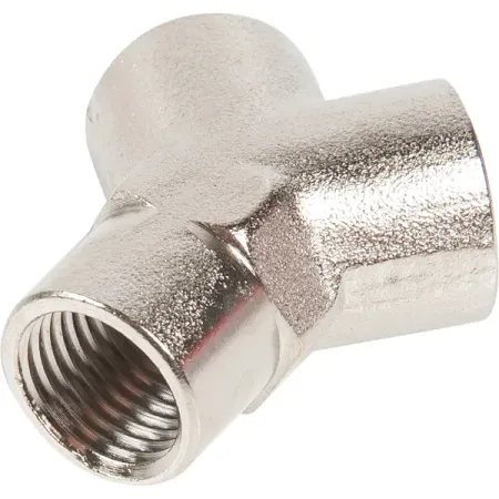 Тройник для компрессора Elitech Y - 1/4 FFF пластин клапана для воздушного компрессора