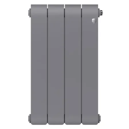 Радиатор секционный Royal Thermo Infinity SS 500/90 4 секций боковое подключение биметалл серый