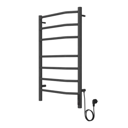 Электрический полотенцесушитель Вармо Нептун П7 500x800 мм 120 Вт цвет графит