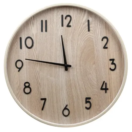 Часы настенные Dream River круглые МДФ цвет бежевый бесшумные ø55 см
