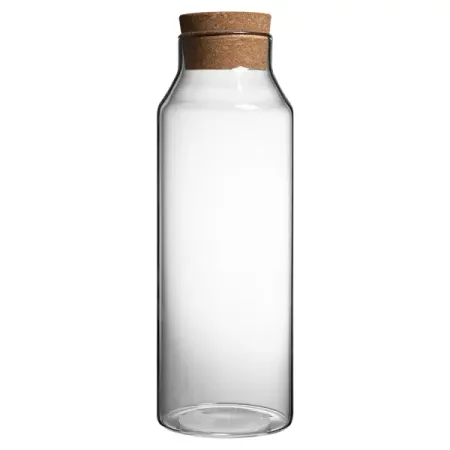 Бутылка Vidage 1 л стекло цвет прозрачный